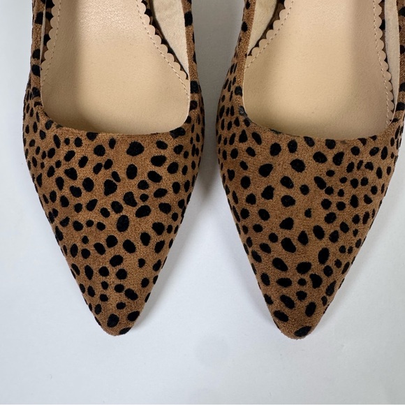 Isaac Mizrahi Leopard Print Slingback Kitten Heel - Size 9 - Picture 4 of 10